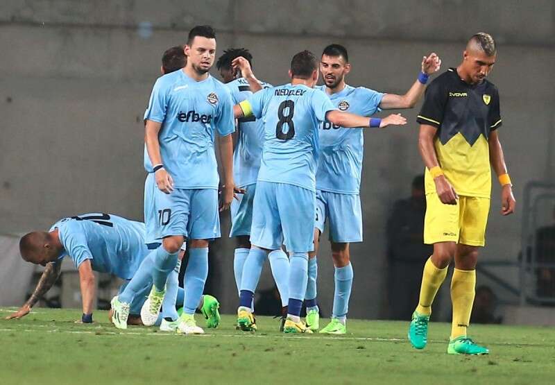 שחקני פלובדיב חוגגים. "אוי ואוי אם לא נעבור" אמרו בבית"ר